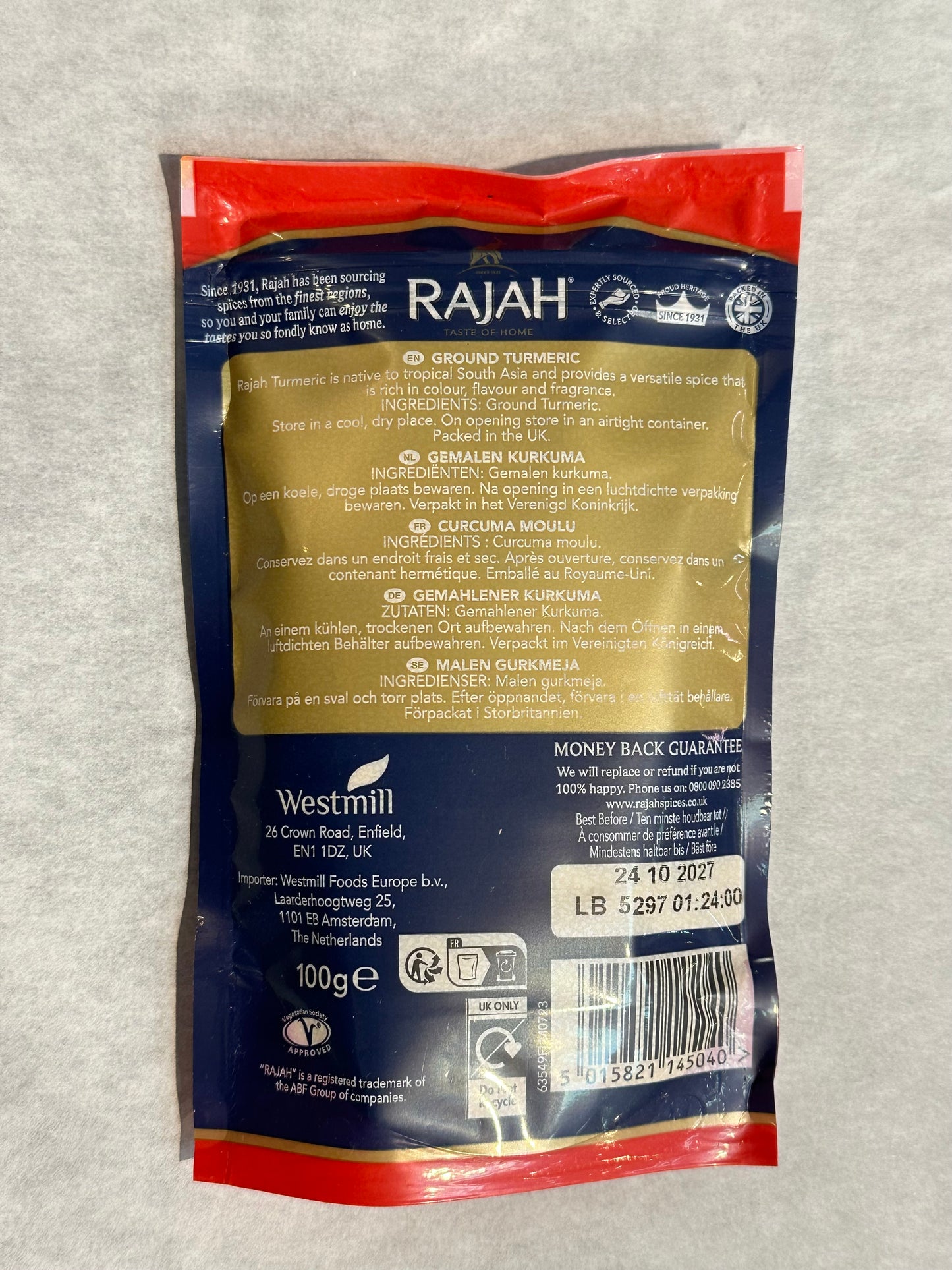 Rajah Turmeric (Haldi)