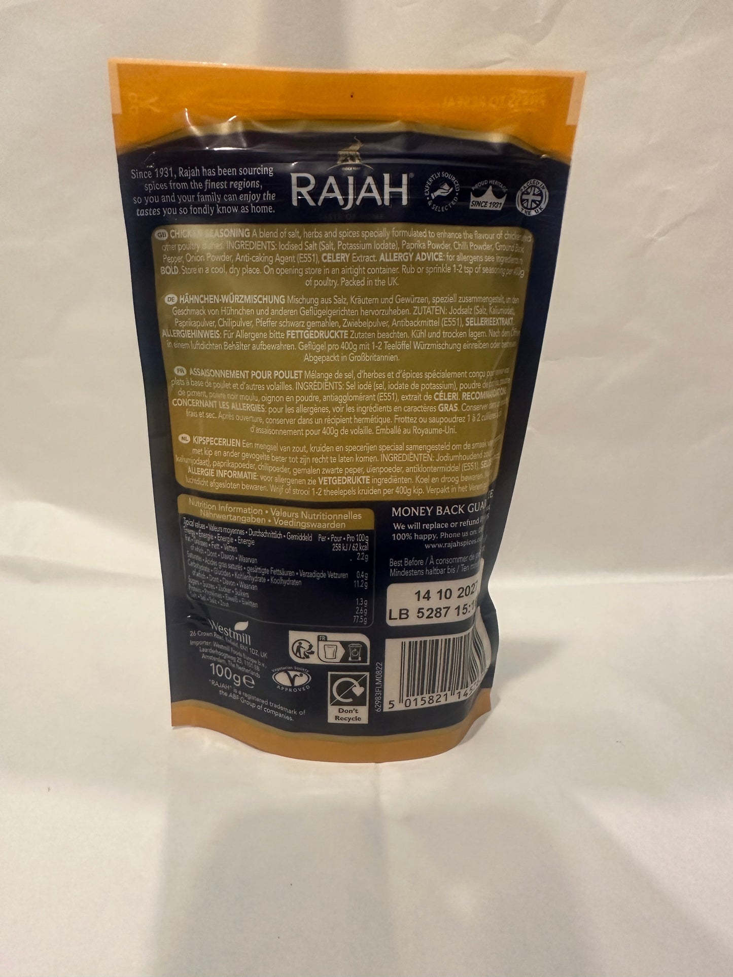 Rajah Chicken Seasoning 100g