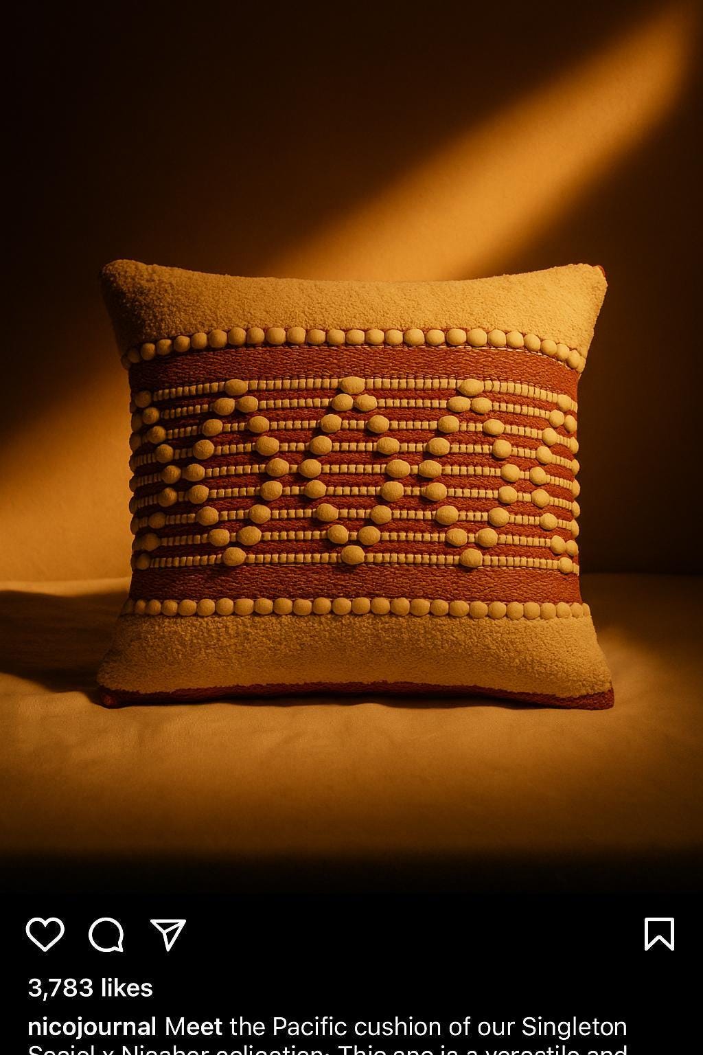 Boho Textured Throw Pillow Cover and filler pillow | Handwoven Cotton Cushion | Modern Ethnic Home Décor – 18x18