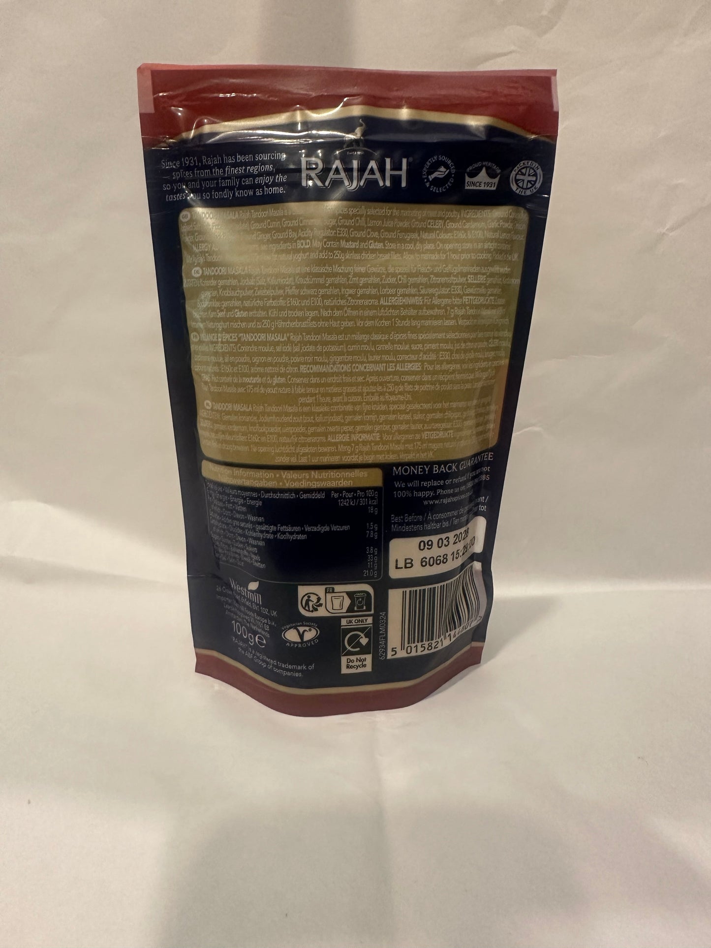 Rajah Tandoori Masala 100g