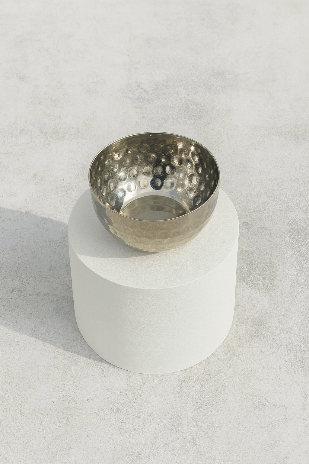 Hand-Hammered Stainless Steel Mini Bowls – Set of 2