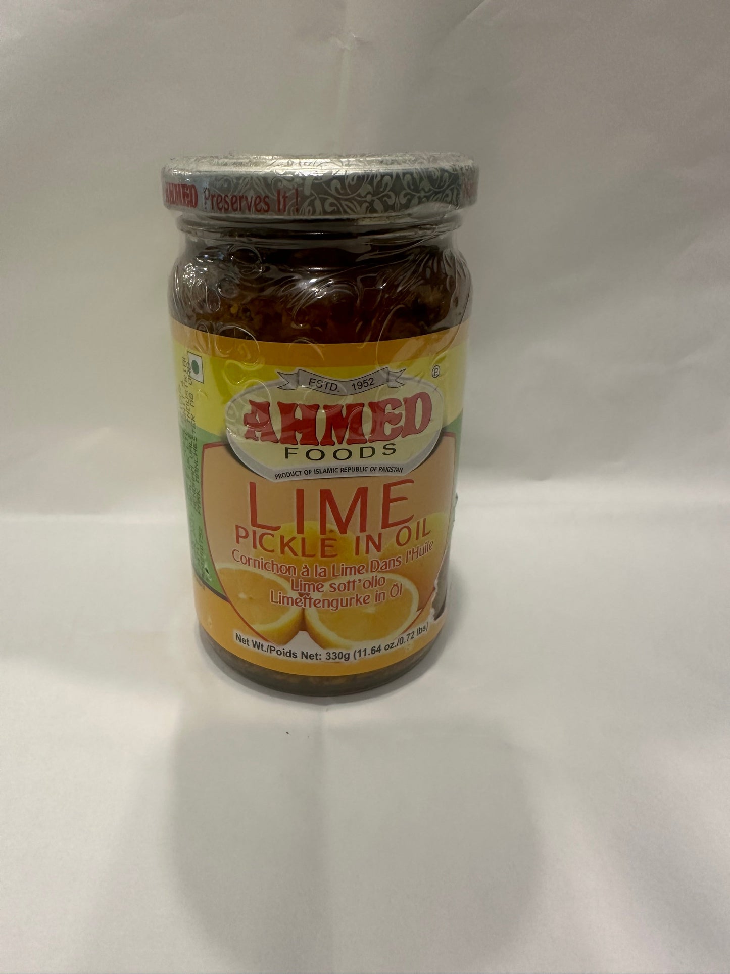 Ahmed Foods Lime Pickle in Oil 330g