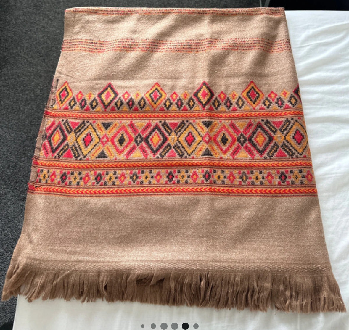 Luxurious Punjabi Shawl - Handcrafted Traditional Wrap