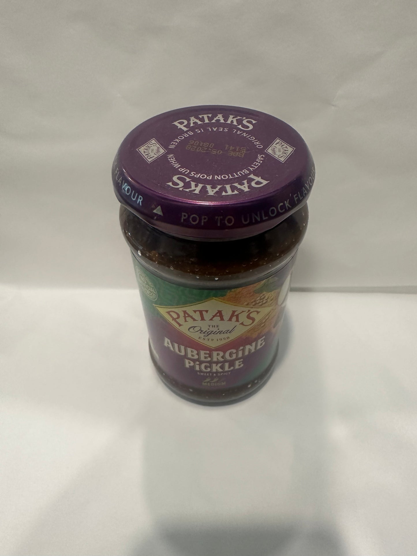 Patak's Aubergine Pickle – Sweet & Spicy