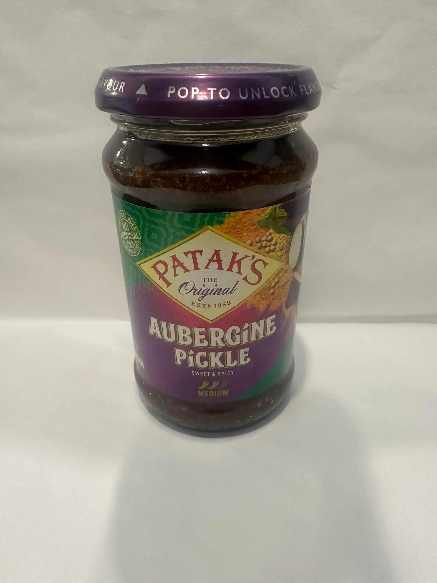 Patak's Aubergine Pickle – Sweet & Spicy