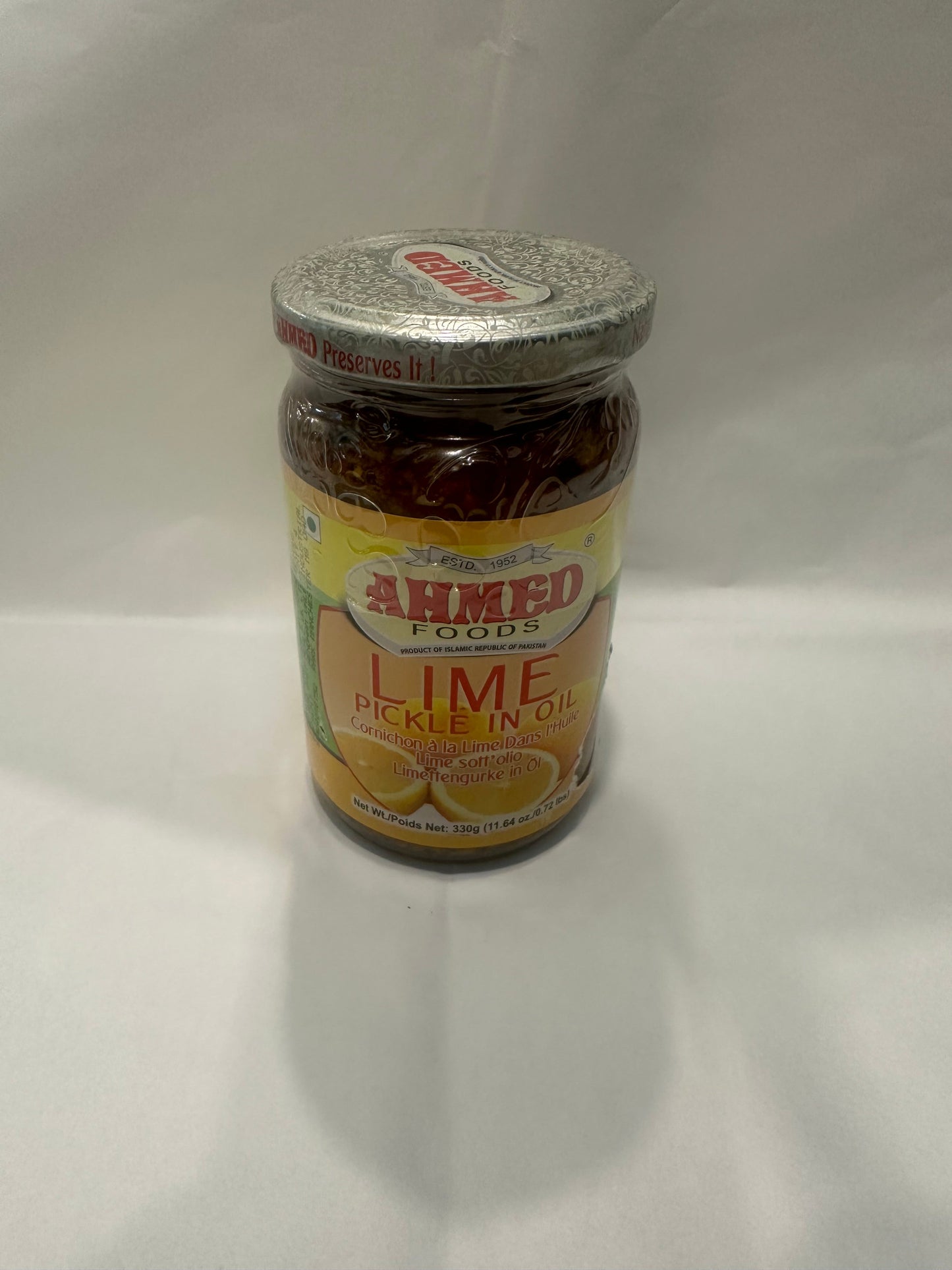 Ahmed Foods Lime Pickle in Oil 330g