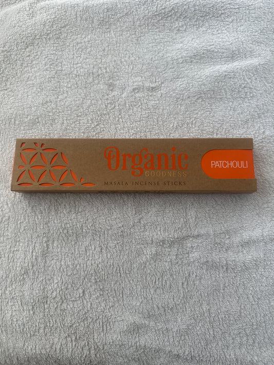 Organic Goodness Masala Incense Sticks | Patchouli