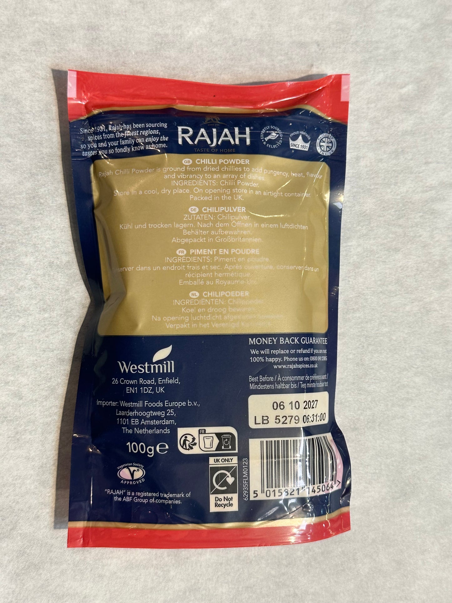 Rajah Chilli Powder