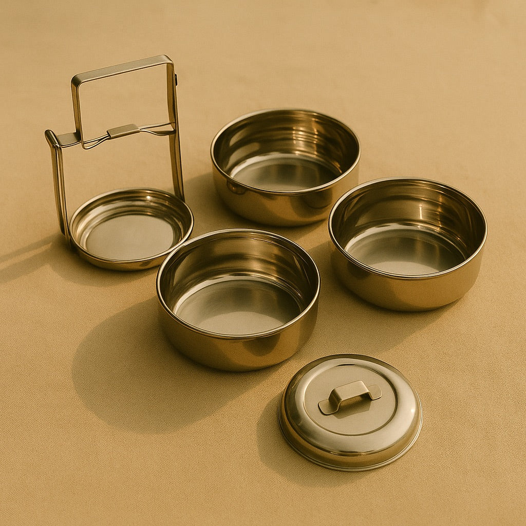 3-Tier Stainless Steel Tiffin Box