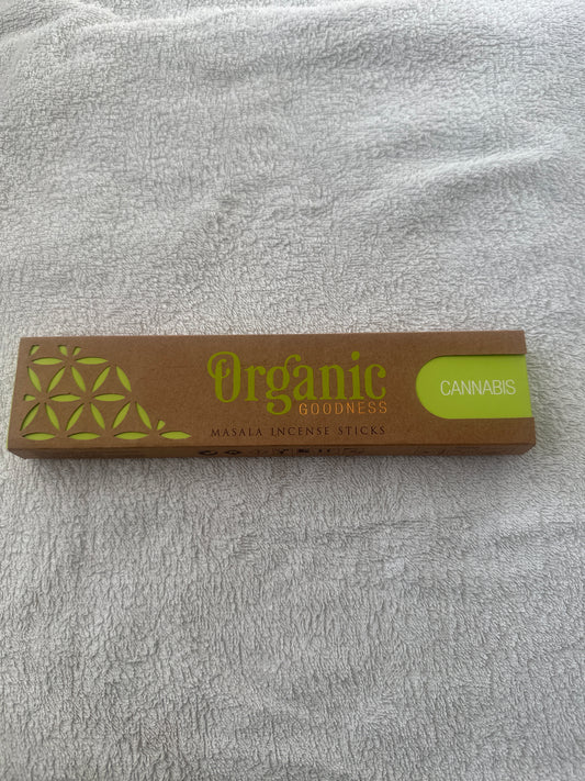 Organic Goodness Masala Incense Sticks | Cannabis