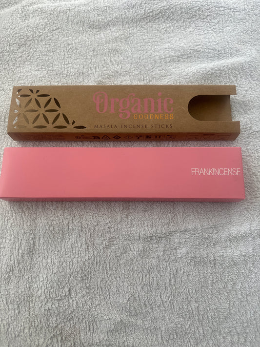 Organic Goodness Masala Incense Sticks | Frankincense