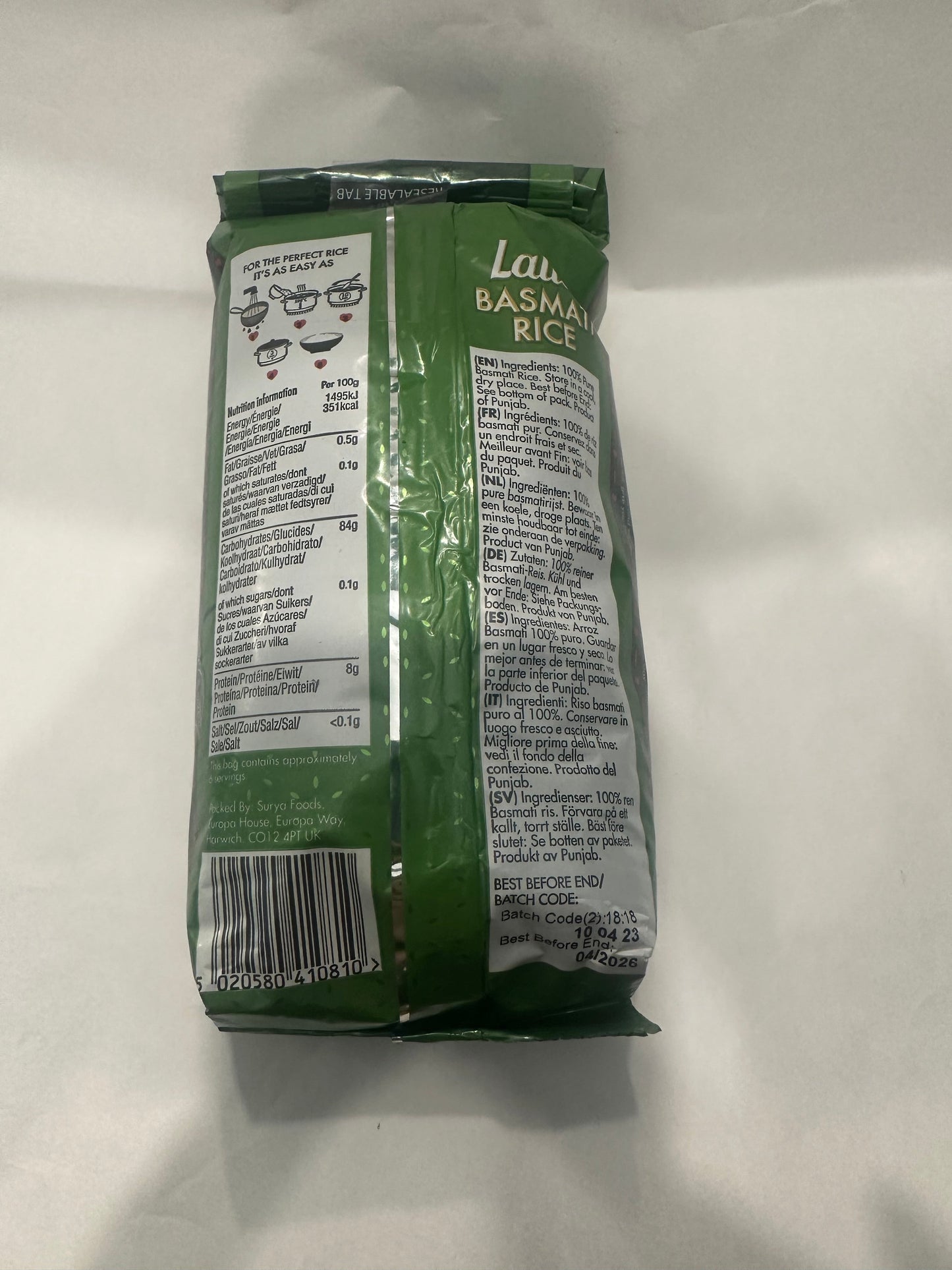 Laila Basmati Rice 500g