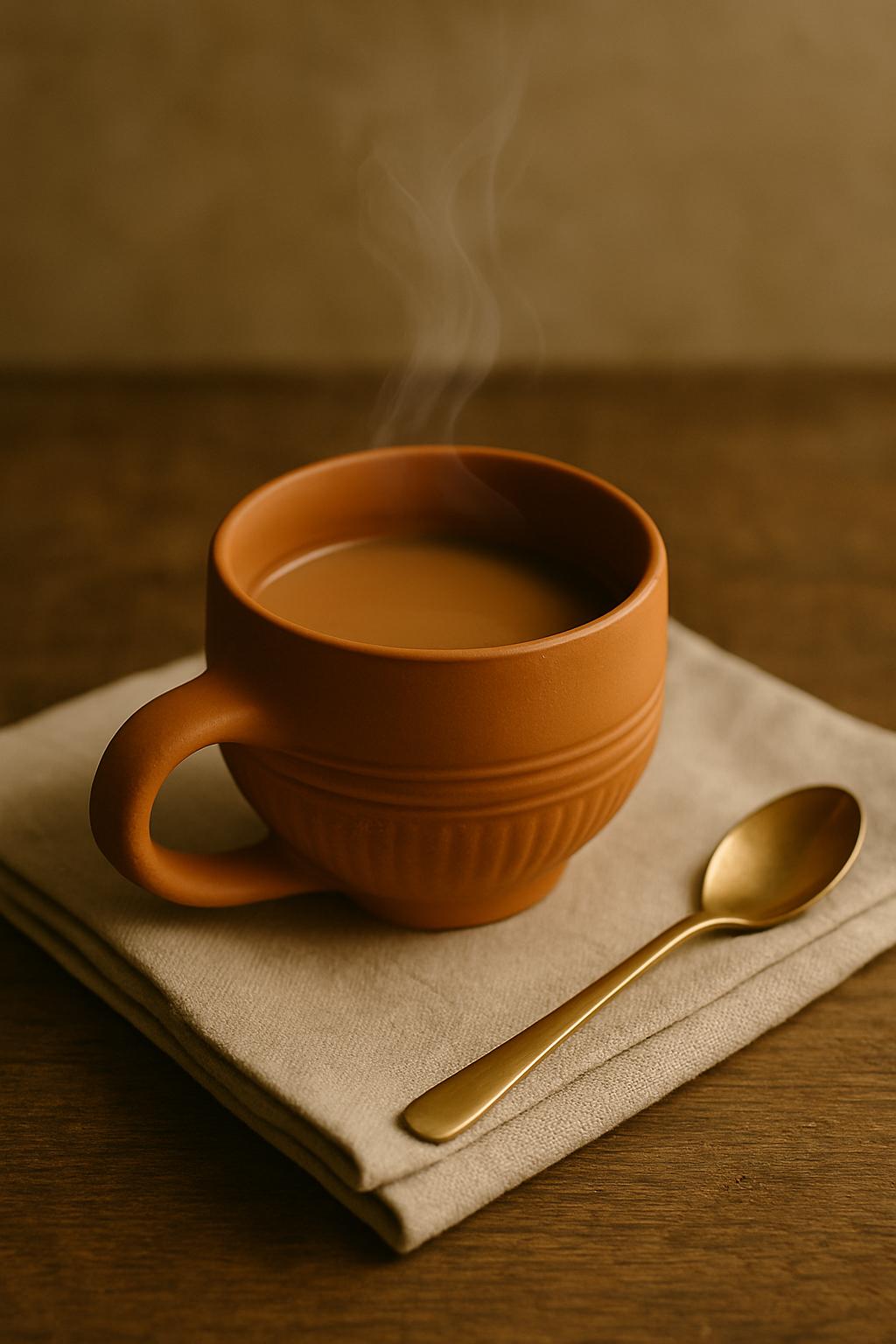 Handmade Terracotta Tea Cups: Rustic Earthenware Kulhad Mugs