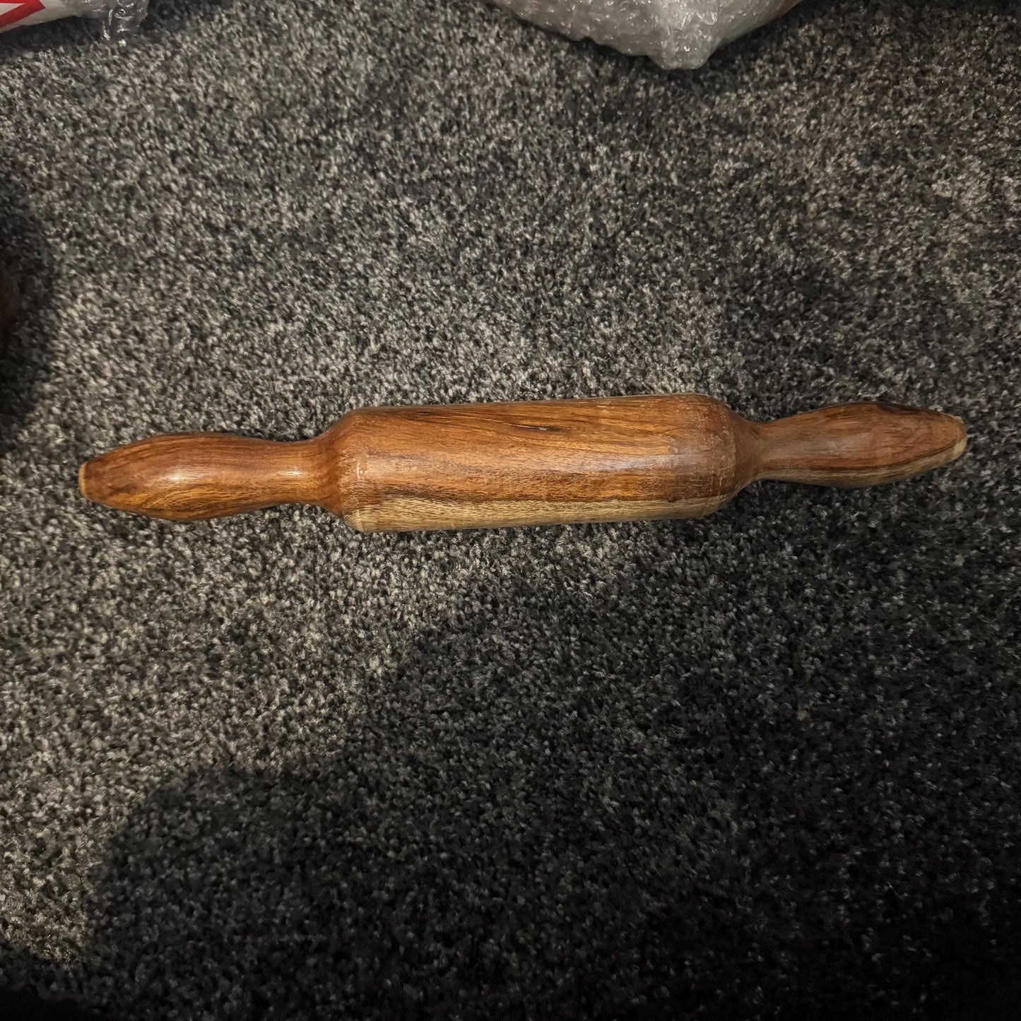 Handcrafted Wooden Rolling Pin – Indian Belna for Chapati, Roti, and Baking | Rustic Acacia Wood Kitchen Tool | Dough Roller