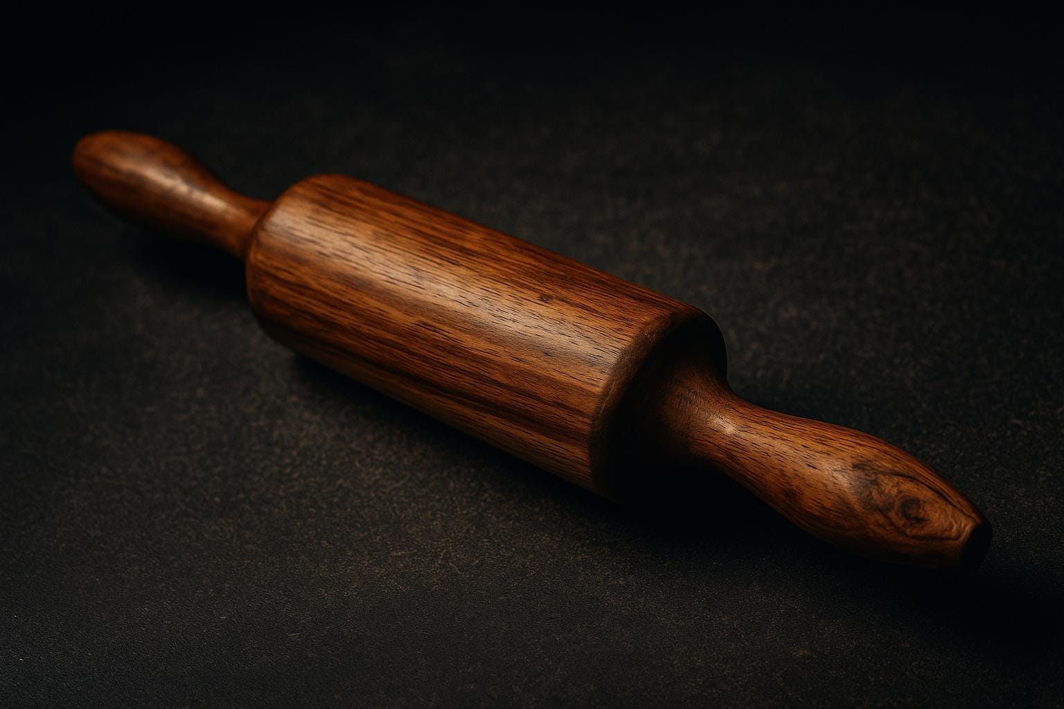 Handcrafted Wooden Rolling Pin – Indian Belna for Chapati, Roti, and Baking | Rustic Acacia Wood Kitchen Tool | Dough Roller
