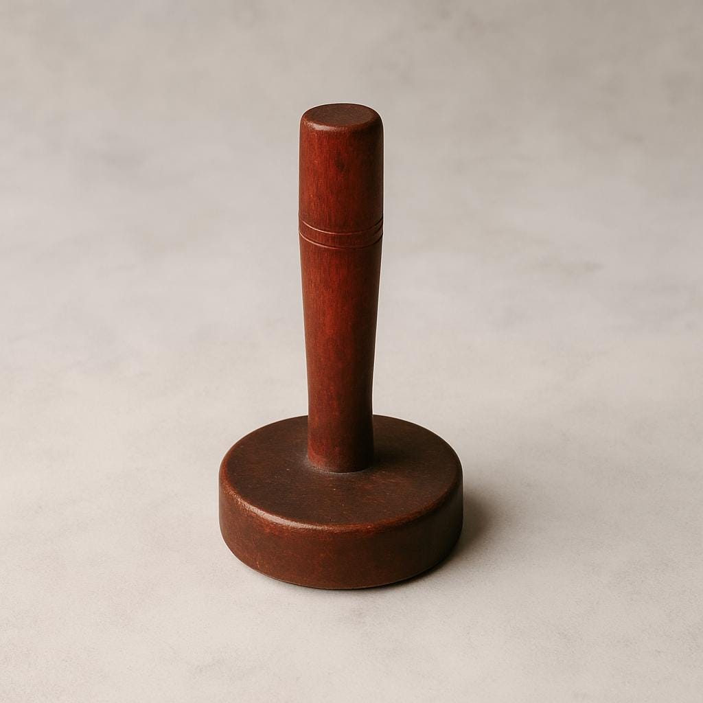 Handcrafted Wooden Roti Riser – Chapati Press for Puffed Roti | Indian Cooking Tool for Thava & Tawa | Flatbread Press for Roti, Paratha