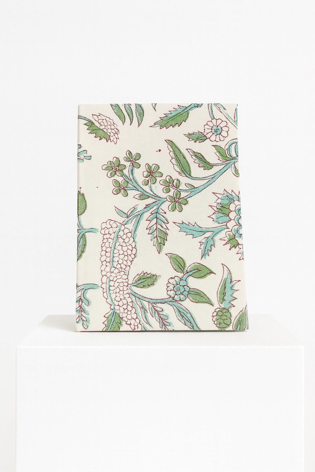 Handmade Block Printed Fabric Journal: Eco-Friendly Stationery Gift