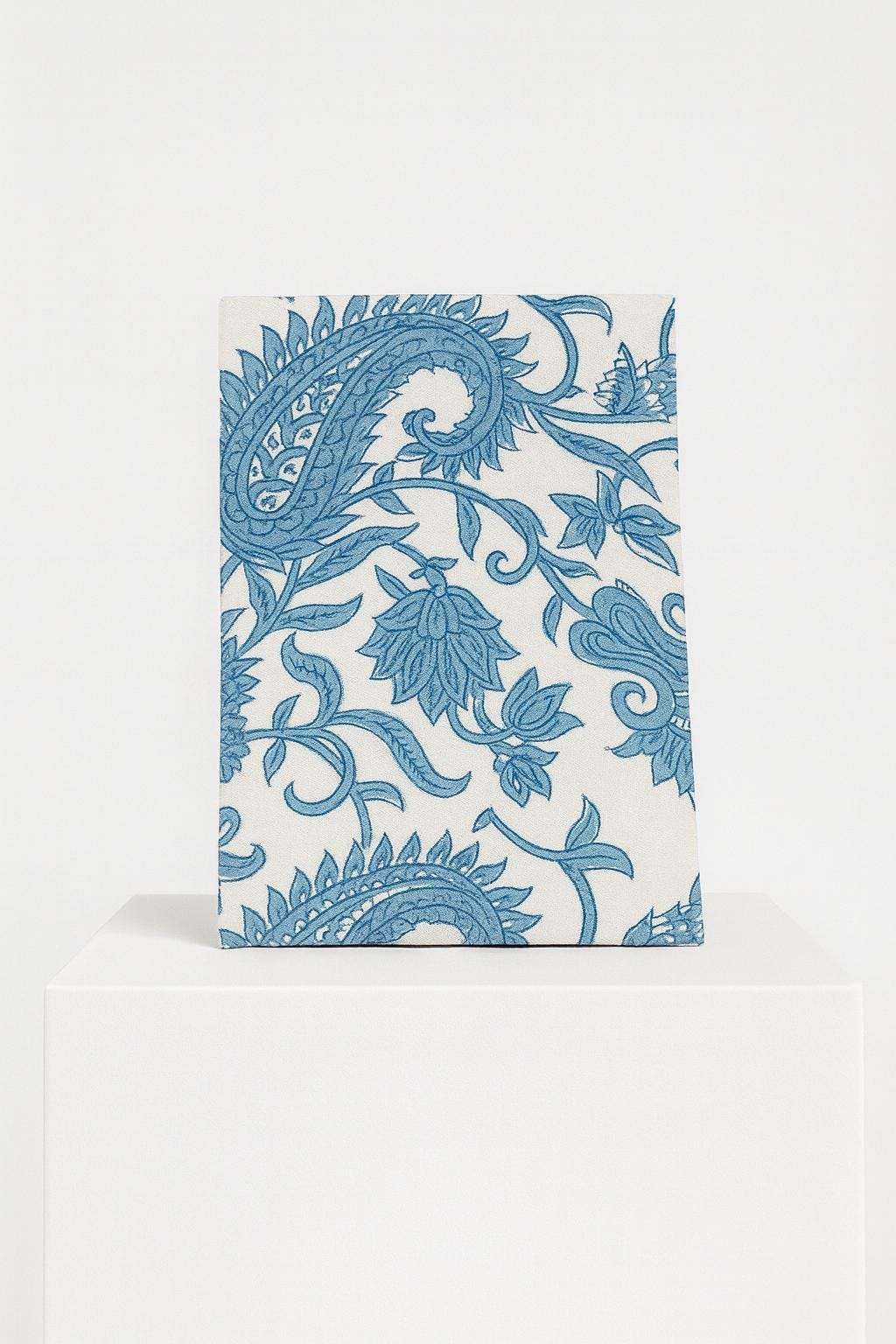 Handmade Block Printed Fabric Journal: Eco-Friendly Stationery Gift