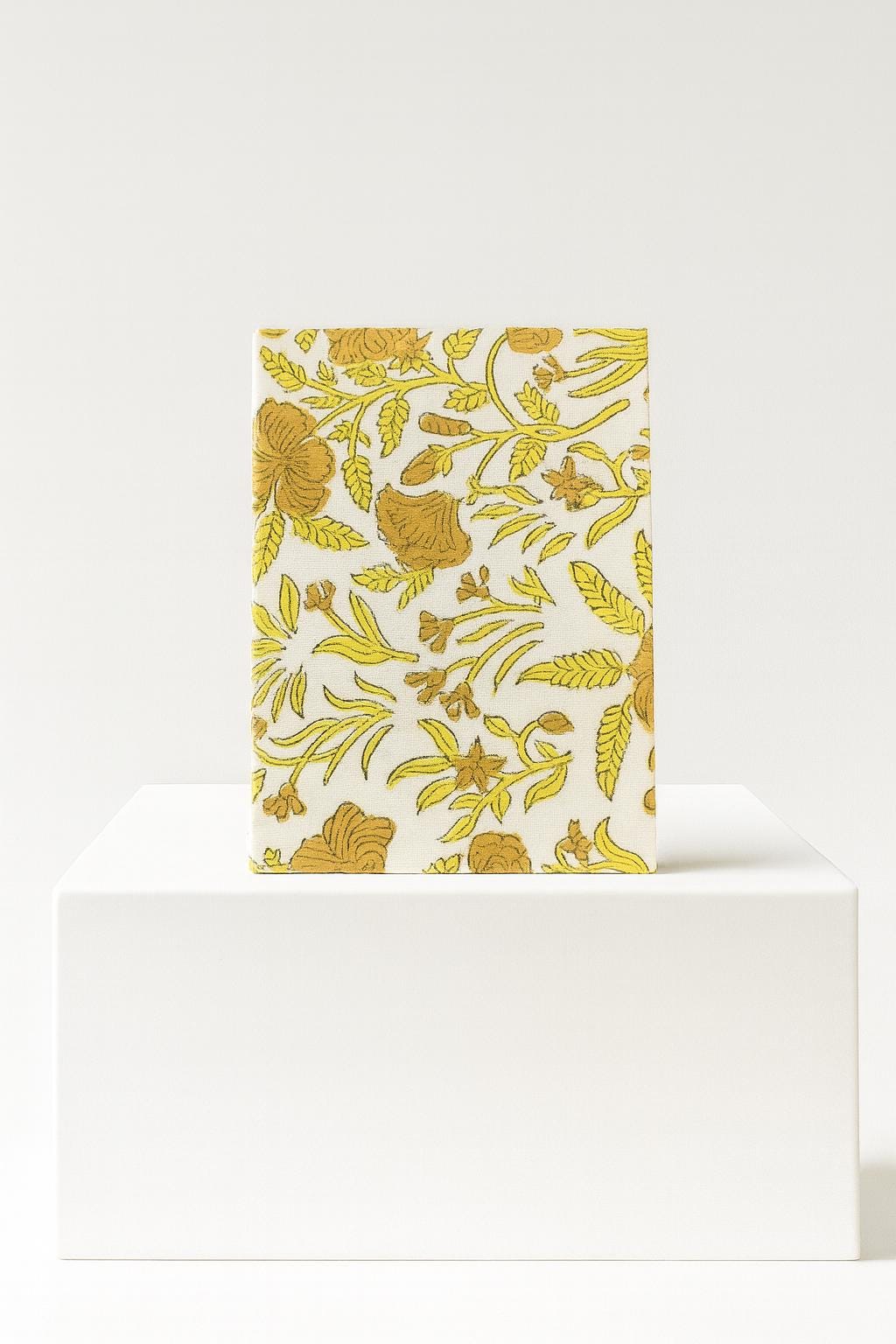 Handmade Block Printed Fabric Journal: Eco-Friendly Stationery Gift