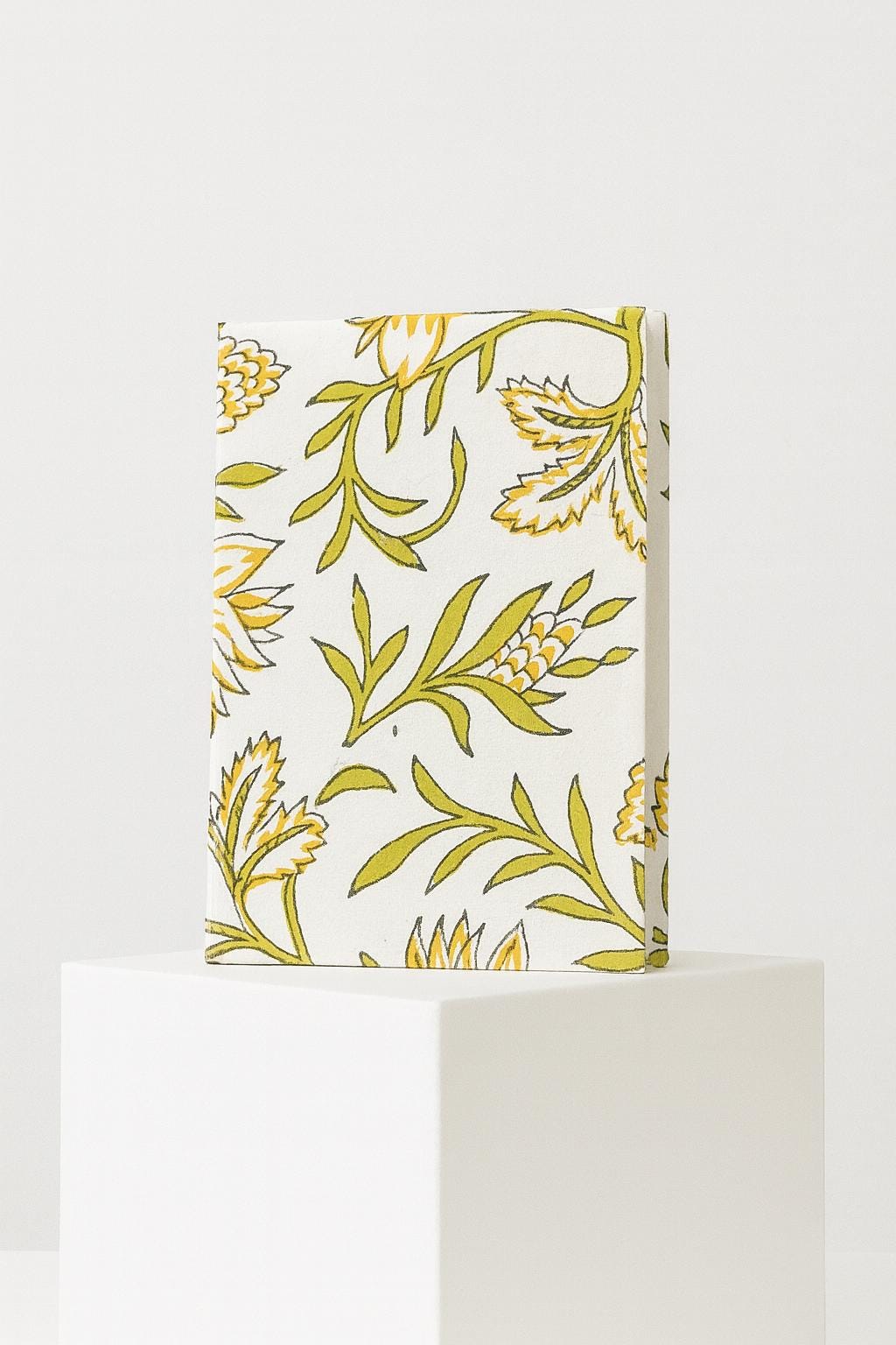 Handmade Block Printed Fabric Journal: Eco-Friendly Stationery Gift