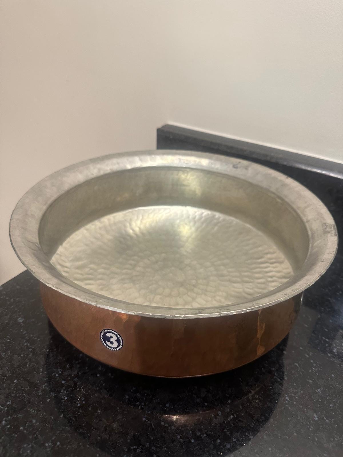 Handcrafted Hammered Copper Handi with Steel Lid | Traditional Indian Cookware | Serveware