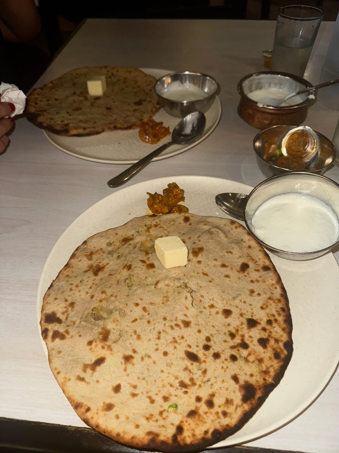 Set of 2 Hammered Stainless Steel Bowls: Condiment Dipping Serveware
