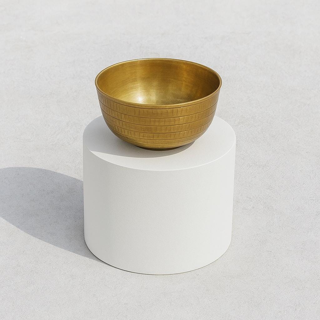 Handcrafted Brass Bowls — Traditional Indian small Serving Bowls