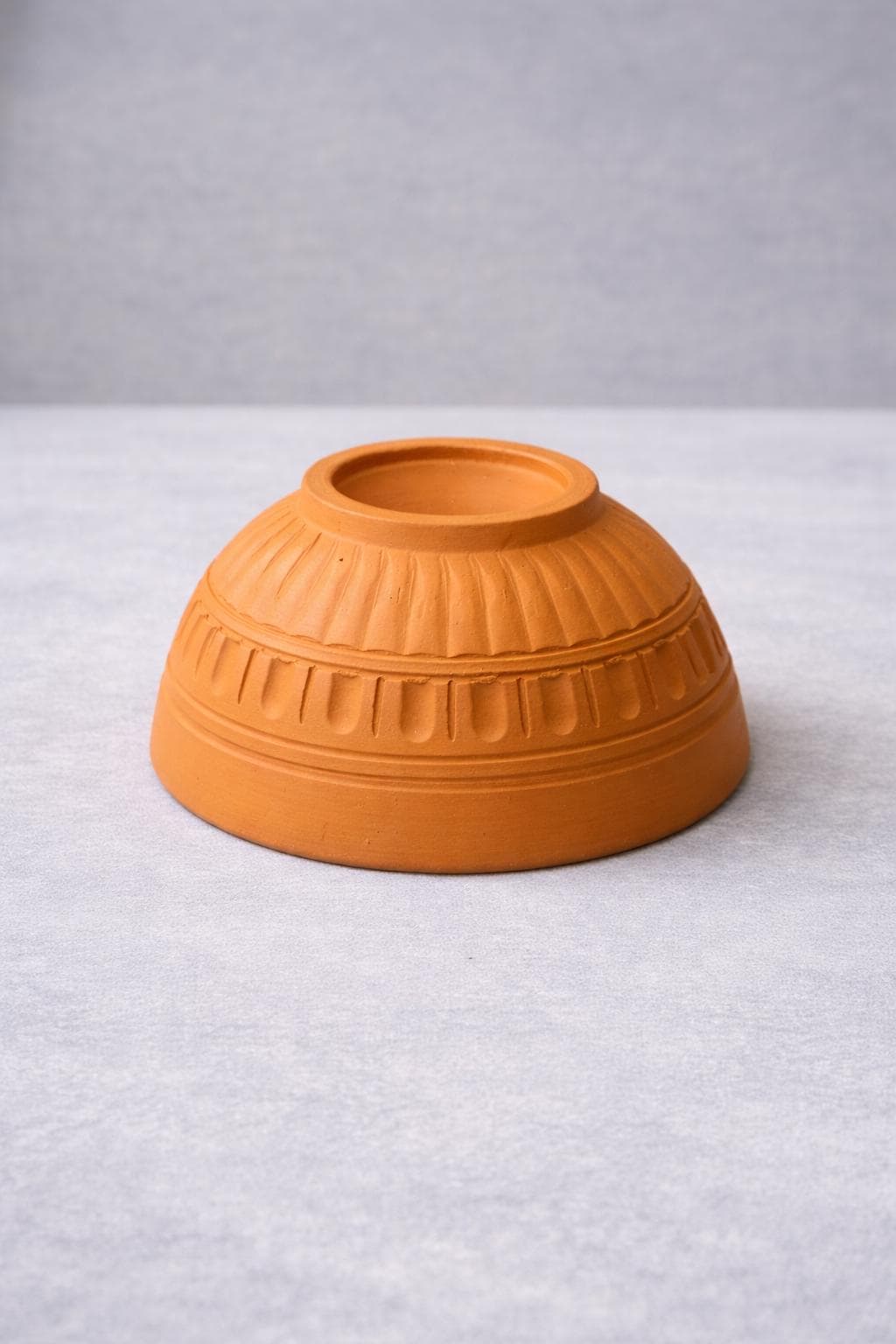 Handmade Terracotta Bowl and Spoon Set | Small Clay Condiment Bowl | Eco-Friendly Indian Kitchenware | Chutney, Salt & Spice Bowl