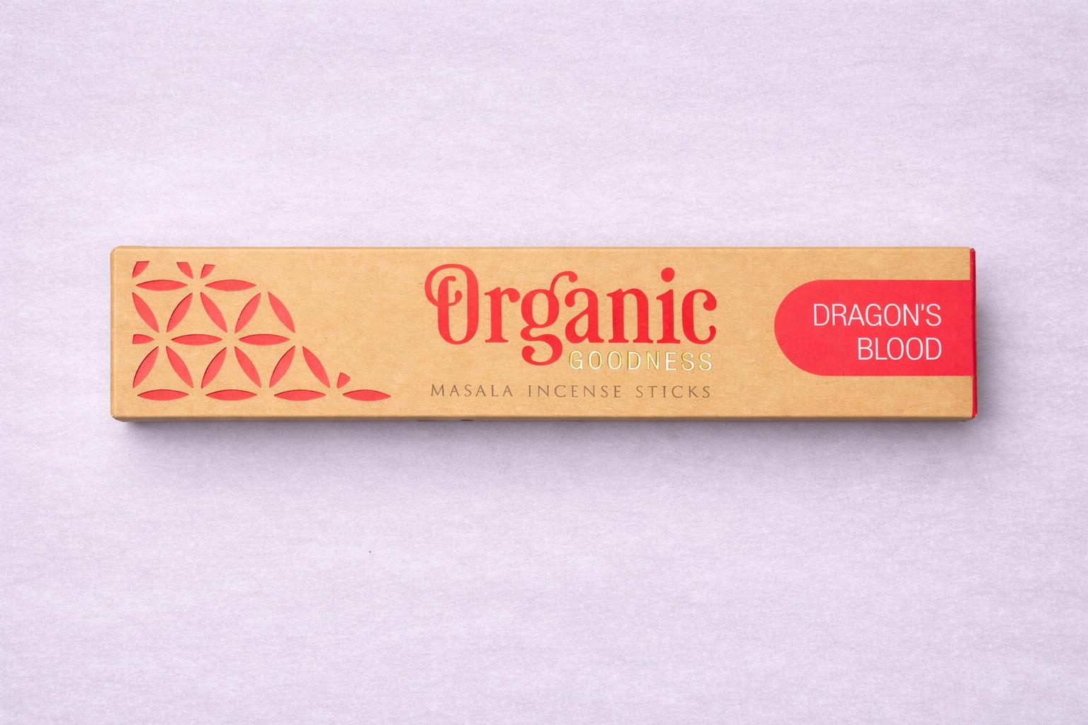 Song of India Dragon’s Blood Incense Sticks – Organic Masala Incense sticks 15g