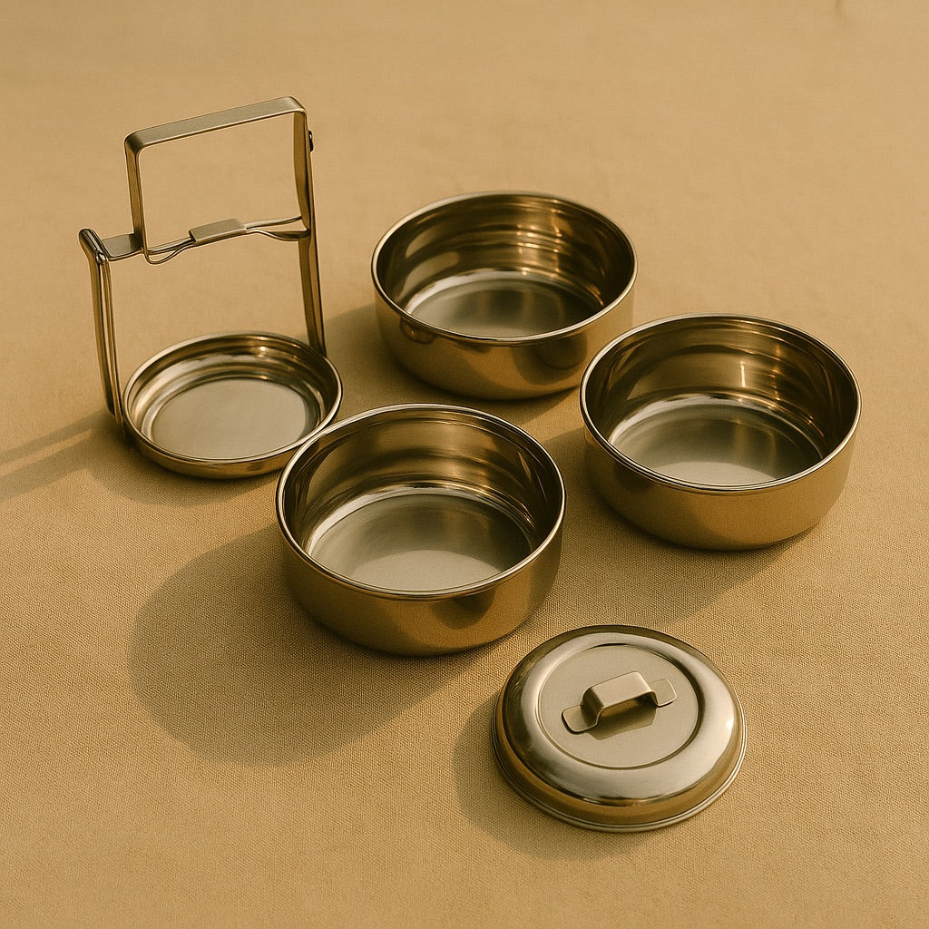 3-Tier Stainless Steel Tiffin Box