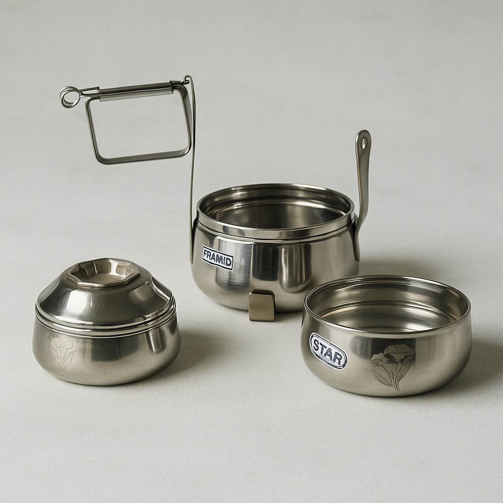 Pyramid Stainless Steel Tiffin Box