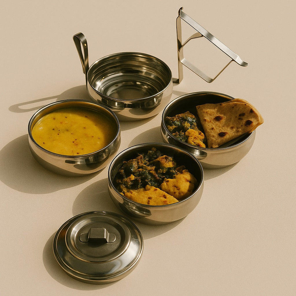 3-Tier Stainless Steel Tiffin Box